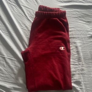 Burgundy Champion Sweatpants
